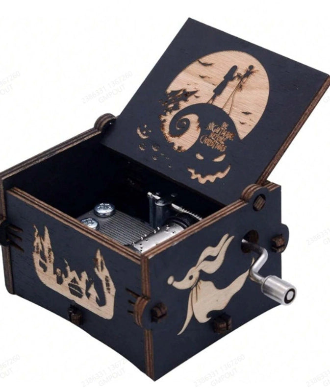 Halloween Vintage Style Pumpkin Letter Cat Wood