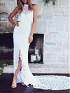 Lace Split-Joint Split-Front Mermaid Maxi Dress