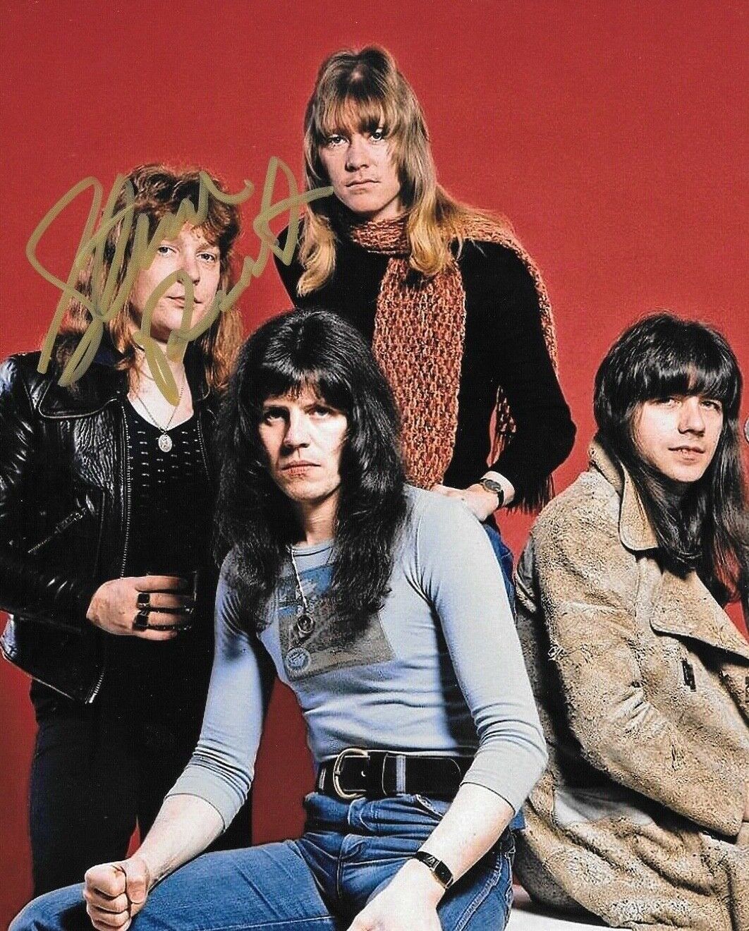 * STEVE PRIEST * signed 8x10 Photo Poster painting * THE SWEET * COA * 2