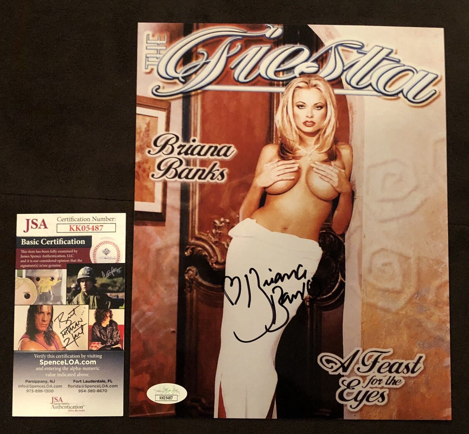 Briana Banks Signed 8x10 Photo Poster painting Adult STAR AUTOGRAPH SEXY Penthouse JSA Rare