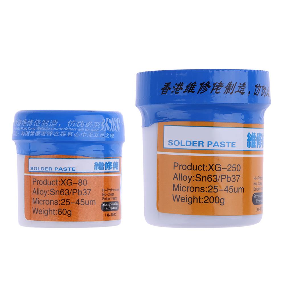

Soldering Paste Flux XG-80 XG-250 Solder Tin Cream Sn63/Pb67 for Hakko 936, Xd-250, 501 Original