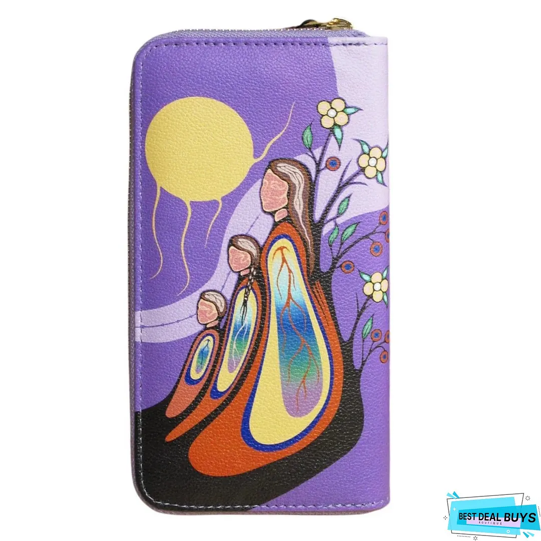 Emily Kewageshig Gifts from Creator Zip-Around Wallet