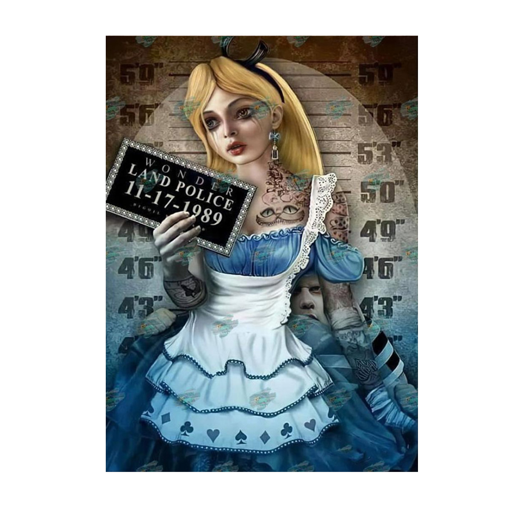 

Alice - 11CT Stamped Cross Stitch - 30*37CM, 501 Original