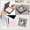 Wooden DIY Black White Cat Diamond Painting Kit Note Box with 160 Papers Gifts