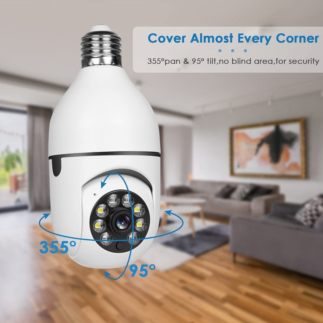 🔥Wireless Wifi Light Bulb Camera Security Camera Premium
