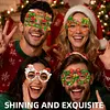 DIY Diamond Painting Christmas Glasses Frame No Lens 4pcs(Merry Christmas)