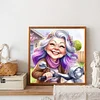 Diamond Painting-DIY Full Round Drill Elderly Lady