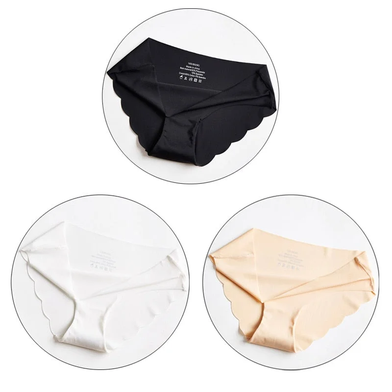 CINOON 3Pcslot Fashion Women Seamless Panties Ultra-thin Underwear Comfort Intimates Sexy Lingerie Low-Rise Female briefs