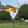 Piper J3 Cub Airplane - Metal weather vane for garden, patio, lawn, outdoor decoration, gifts for aviation enthusiasts