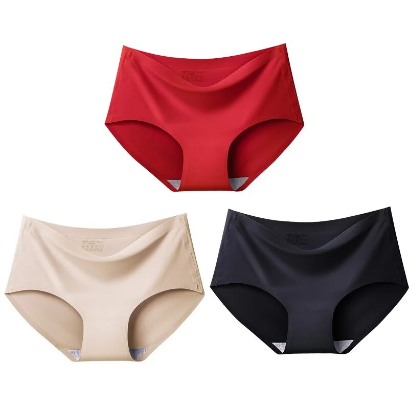 Meet'r 3Pcs/lot Seamless Panty Set Underwear Female Comfort Intimates Female Low-Rise Briefs G String Lingerie Drop Shipping