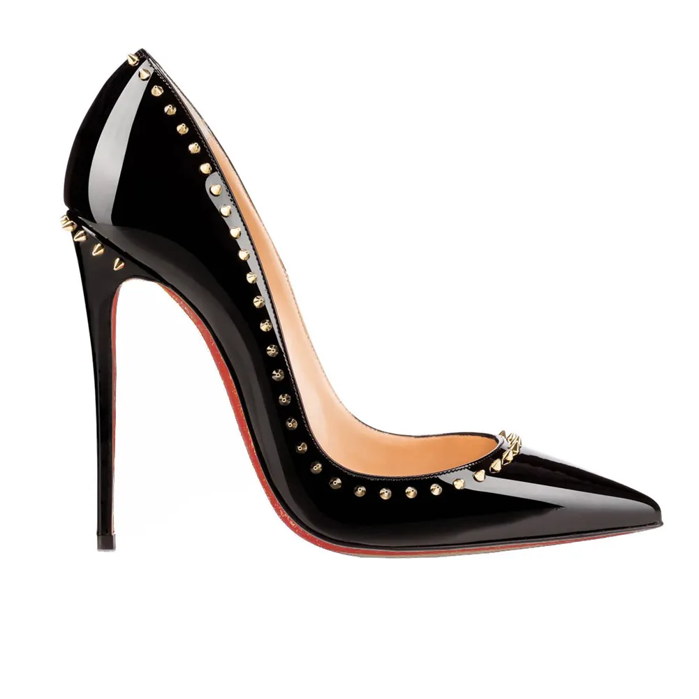 120mm Women's High Heels Party Stud Stiletto Pumps Party Wedding Shoes-vocosishoes