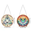 2Pcs DIY Diamond Painting Ornament with Clock Function Home Decor Art Craft