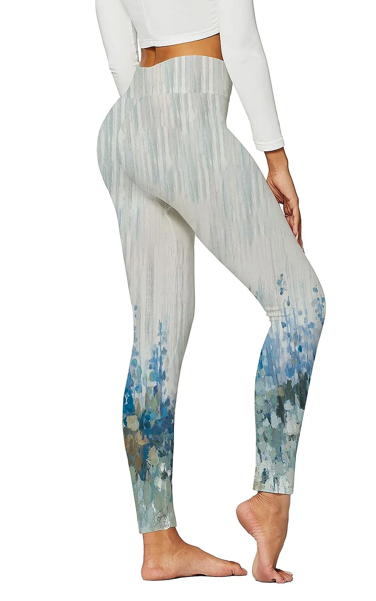 Women's Floral Printed Cropped Leggings