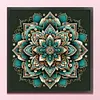 Mandala-14CT Stamped Cross Stitch 40*40cm/15.75*15.75in