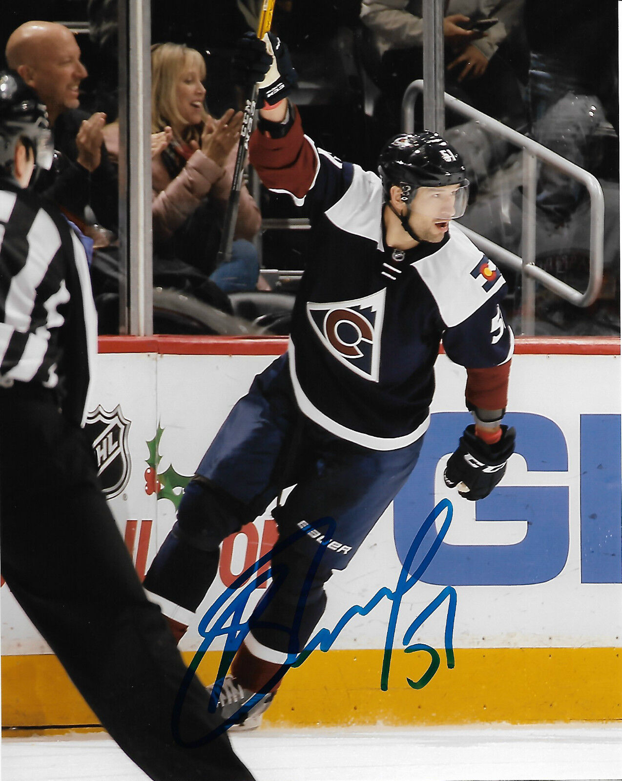 Colorado Avalanche Fedor Tyutin Signed Autographed Photo Poster painting 8x10 COA E