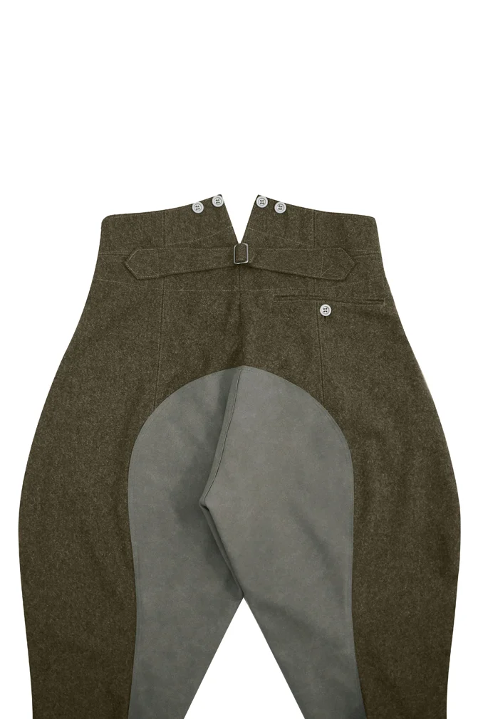   Wehrmacht German M1940 Brown Wool Mounted Troops Riding Breeches German-Uniform