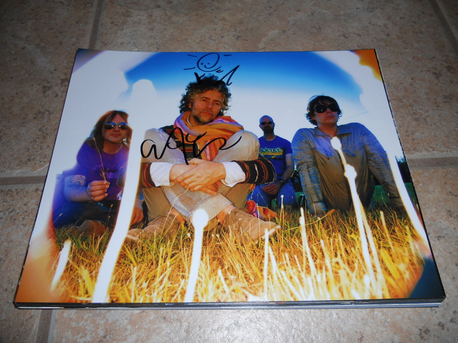 Flaming Lips Wayne Signed Autographed 8x10 Live Concert Music Photo Poster painting #3