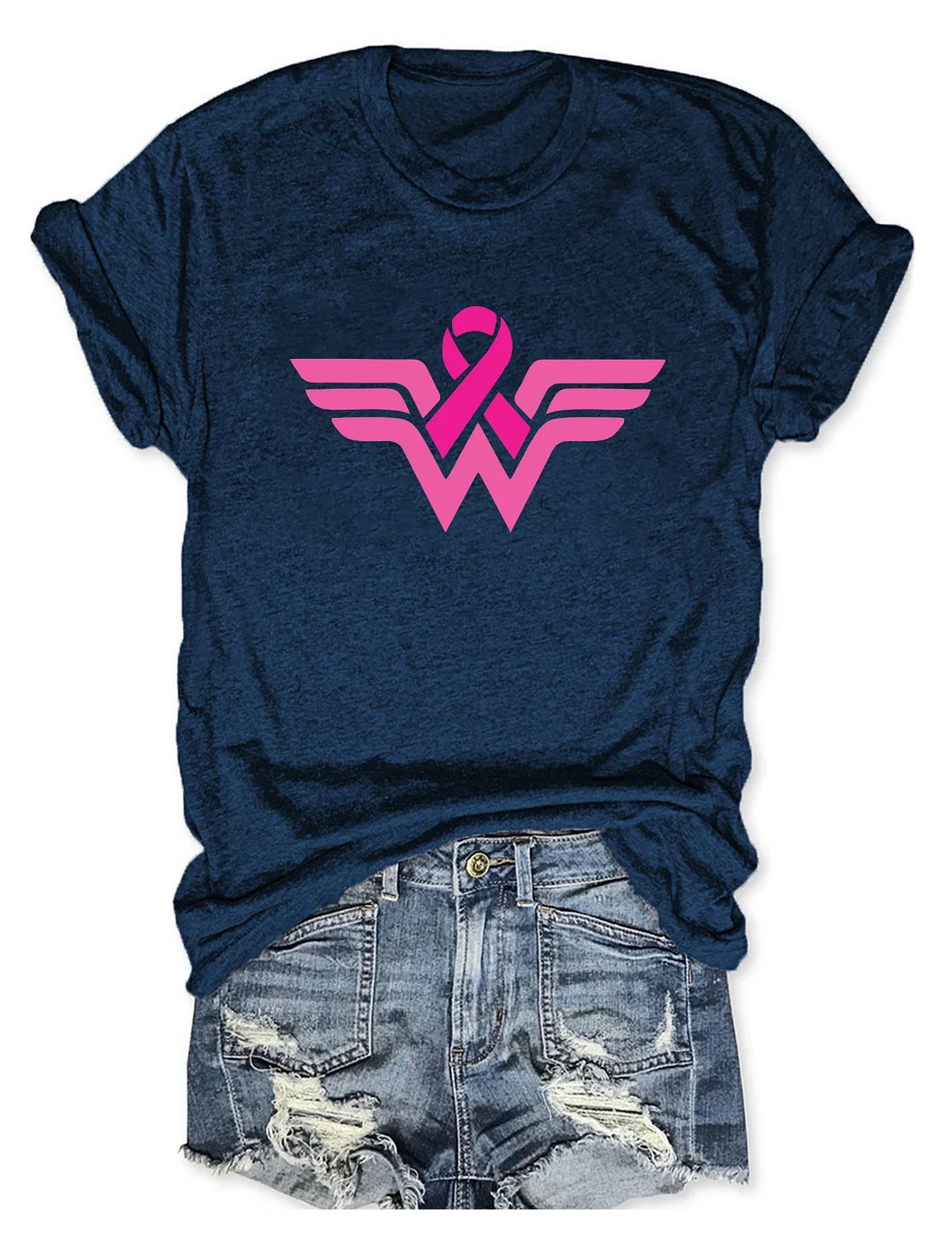 Cancer Ribbon Wonder T-Shirt
