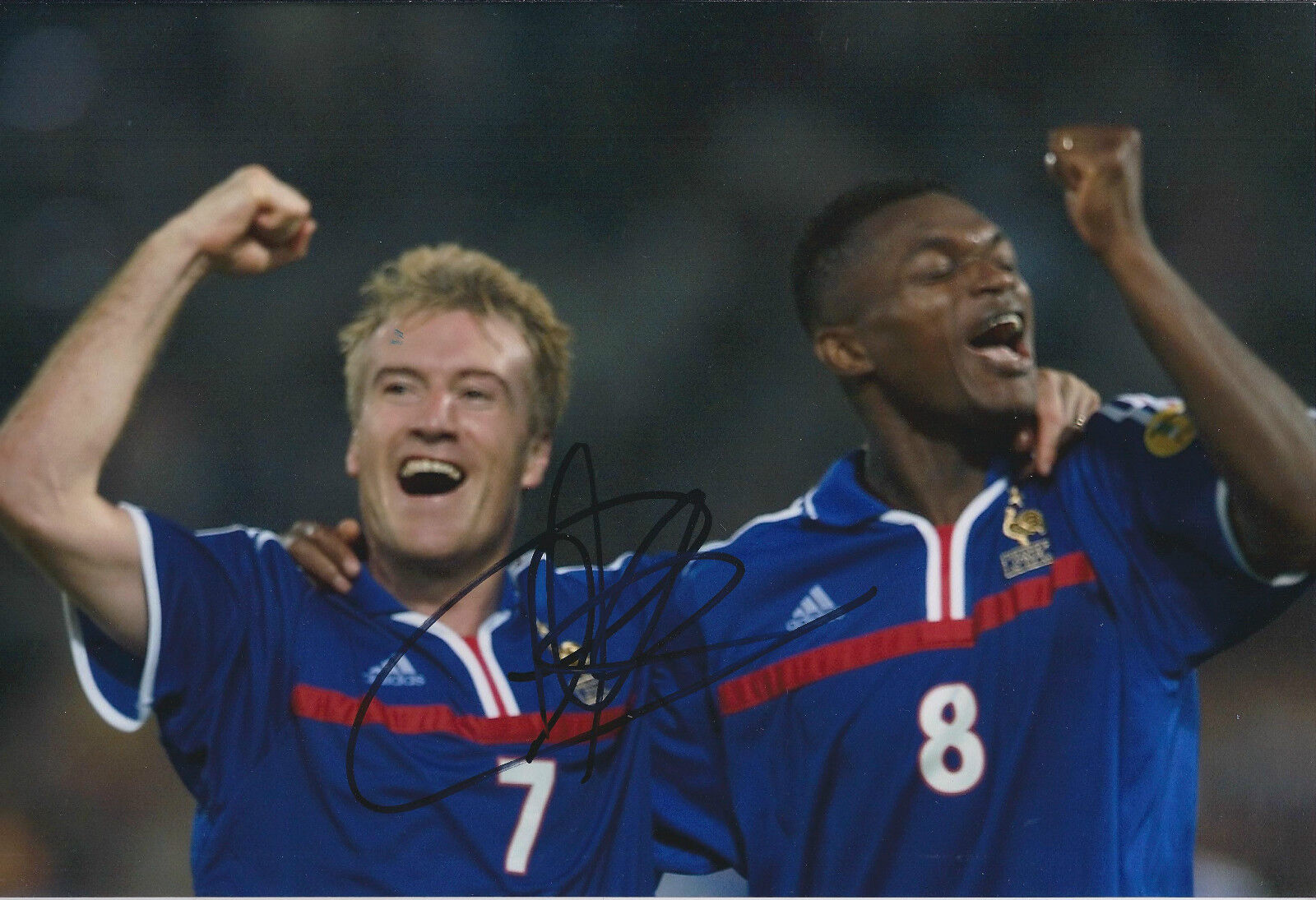 Didier DESCHAMPS Signed Autograph 12x8 Photo Poster painting AFTAL COA France World Cup Manager