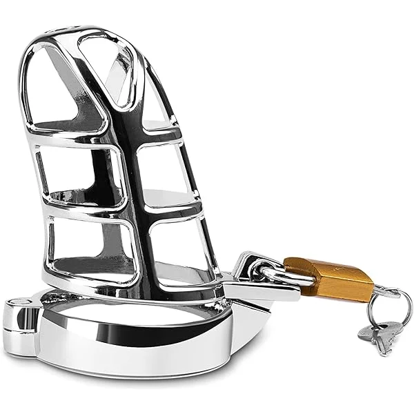 Male Cage Chastity Device Chastity Lock Beginner Cage with Sunglasses