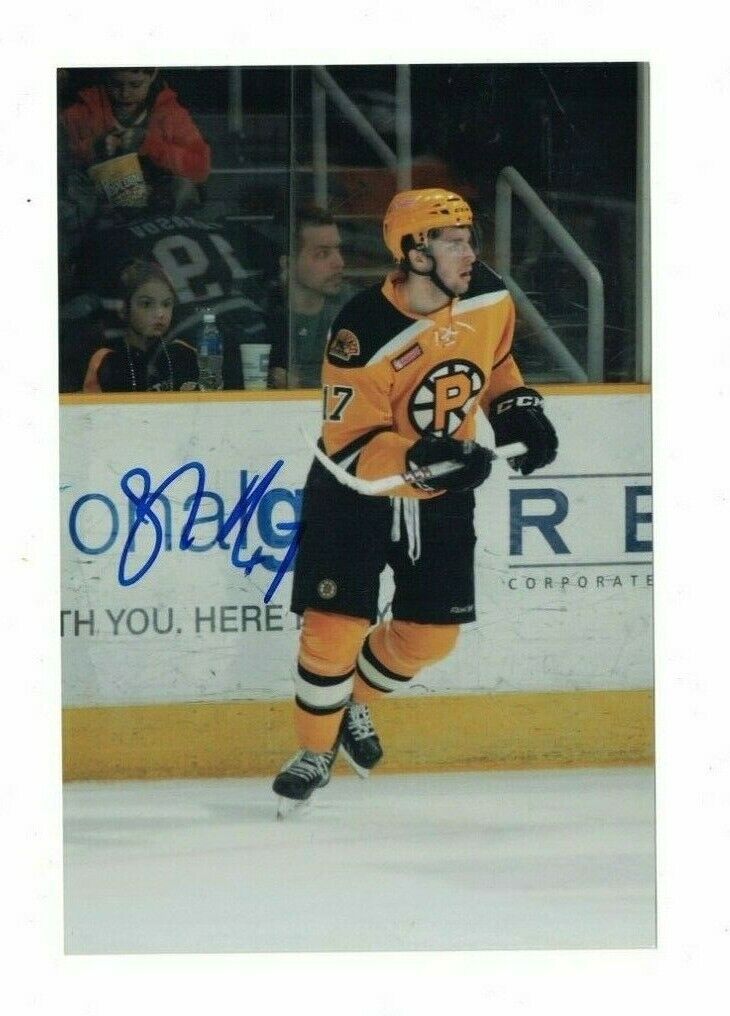 Seth Griffith Providence Bruins Signed 4x6 Hockey Photo Poster painting W/Our COA