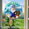 Gnome DIY Diamond Painting Hanging Pendants Acrylic Crafts Kit for Home Wall Decor