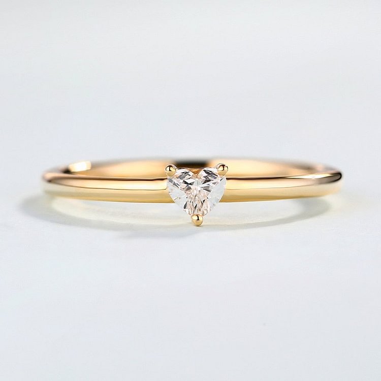 'Small Love' Crystal Heart Ring