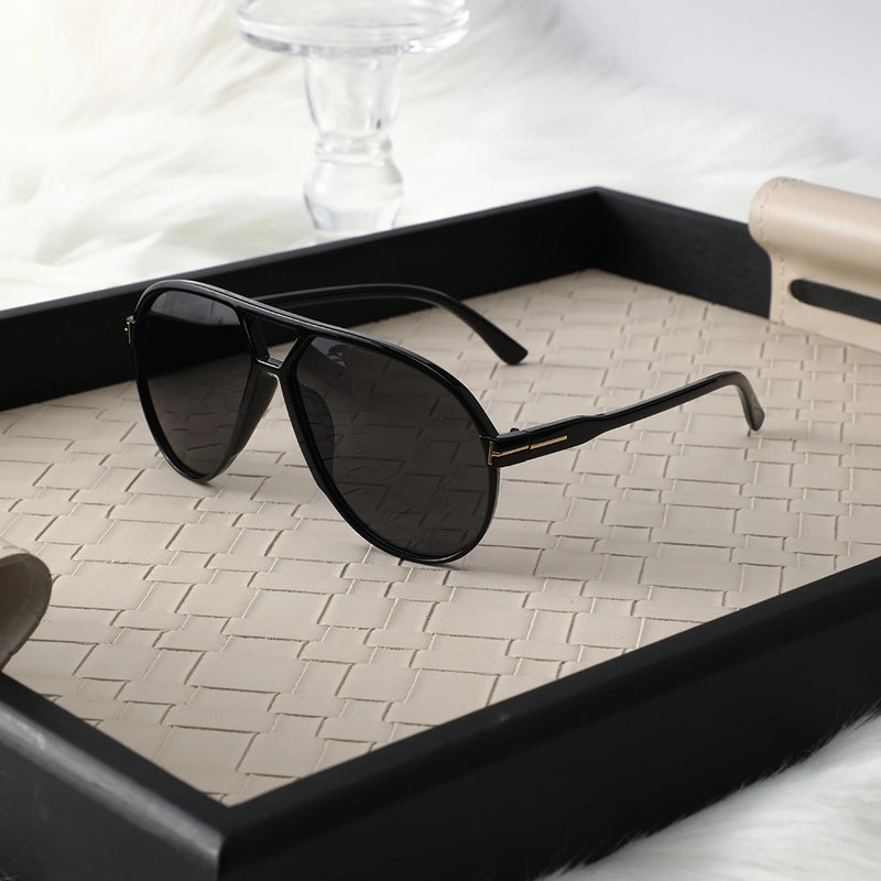 2 Pieces IG Style Solid Color Ac Toad Glasses Full Frame Women’s Sunglasses