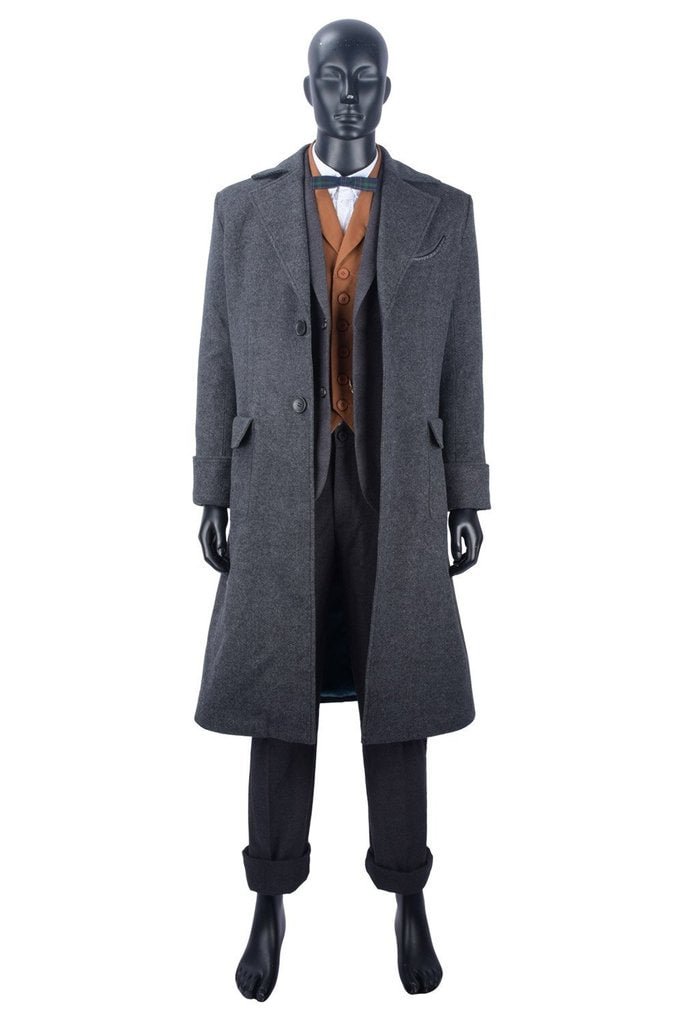 fantastic beasts the crimes of grindelwald newt scamander coat cosplay costume new