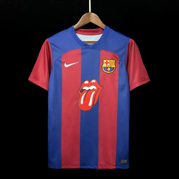 2023/24 Barcelona The Rolling Stones Limited Edition Football Shirt 1:1 Thai Quality