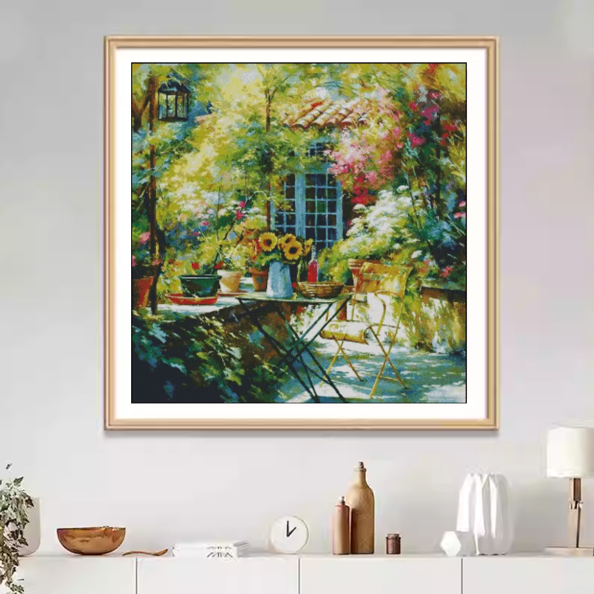 [ZZ3258-Flower Garden]  Painting Fairy Cross Stitch