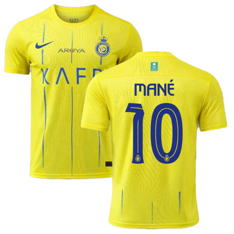 Al Nassr FC Sadio Mané 10 Home Shirt Kids & Junior Minikit 2023-2024