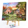 Painting By Numbers - DIY Village Scenery(40*50 CM)
