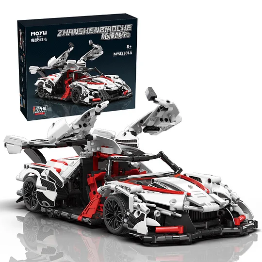 趣味・スポーツ・実用 Build your own Sports Car Tech MOC 88303 Speed Beast Racing Sports Car Blocks