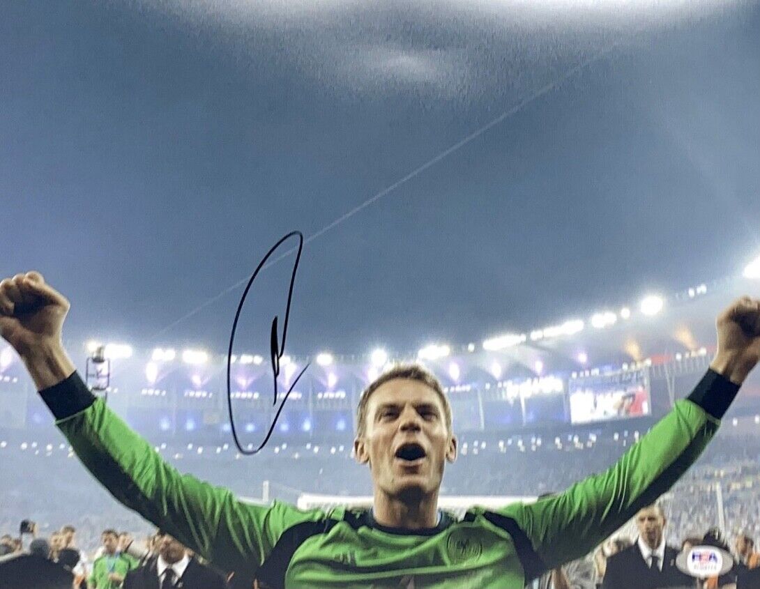 Manuel Neuer Signed 11x14 Photo Poster painting PSA AH69773 Soccer