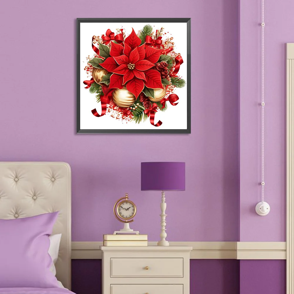 Diamond Painting - Full Round Drill - Christmas Saffron(Canvas|30*30cm)