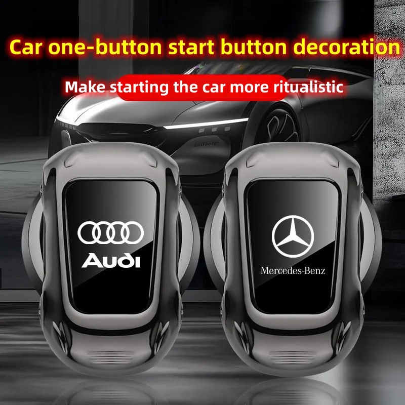 Car one-button start sports car protective cover decorative sticker