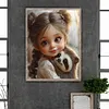 Diamond Painting-DIY Full Round Drill Cute Doll