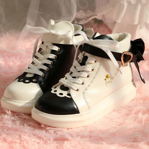 Kawaii Pink Fashion Student Lolita Shoes SP15131
