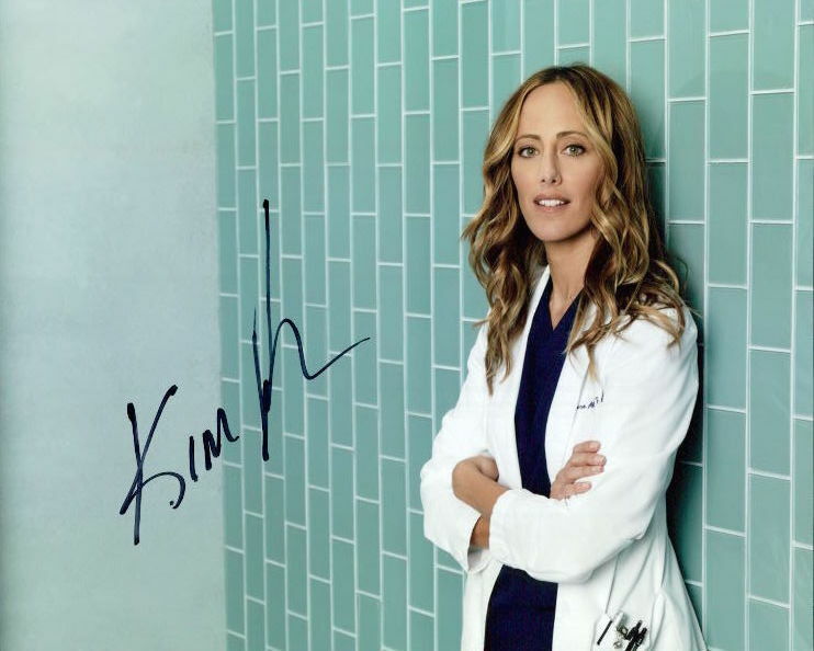 Kim Raver signed 8x10 Photo Poster painting