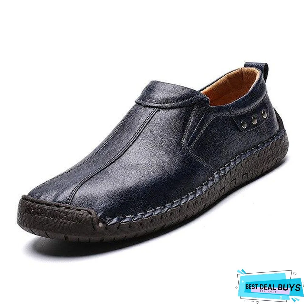 Men Shoes Quality Leather Shoes New Men Flats Hot Sale Moccasins Shoes