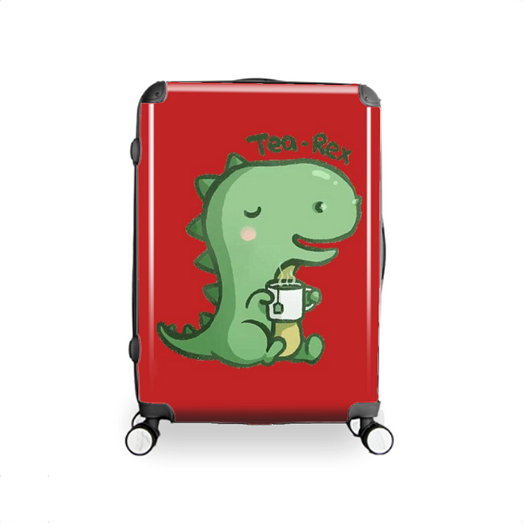 Relaxed T Rex, Dinosaur Hardside Luggage