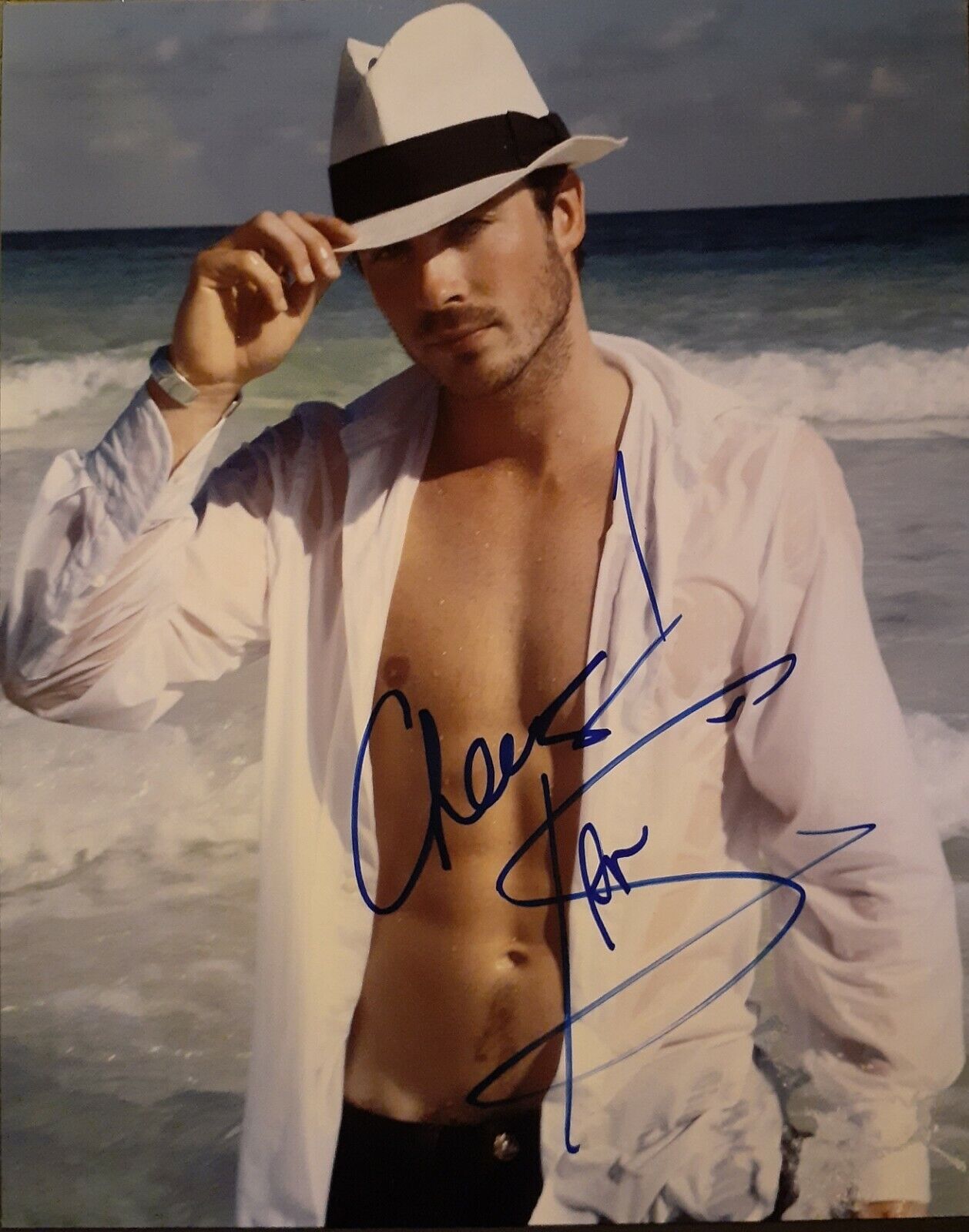 Ian Somerhalder signed 8x10