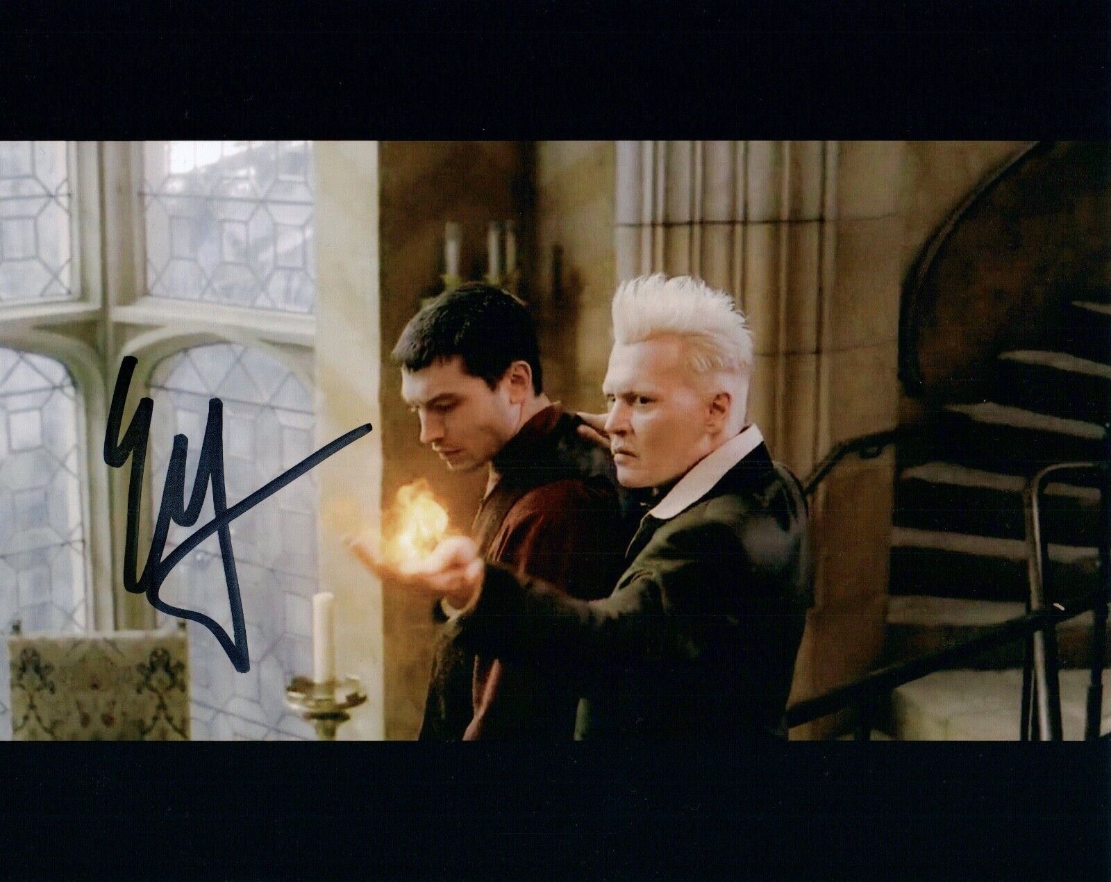 Ezra Miller Signed Autograph 8x10 Photo Poster painting FANTASTIC BEASTS Credence Barebone COA A