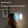 LED Magnetic Night Light Motion Sensor Wall Lamp Wireless Closet Light Rechargeable Magnetic Dimmable Step Lamp for Bedroom Hallway Stairs Lighting