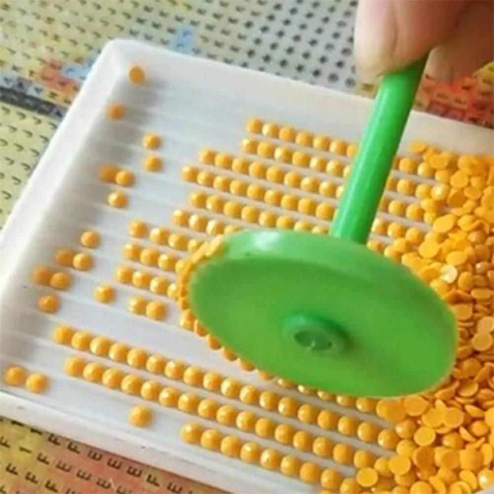 Point Drilling Pen with Wheel Rhinestone Painting Accessories Sticky Roller