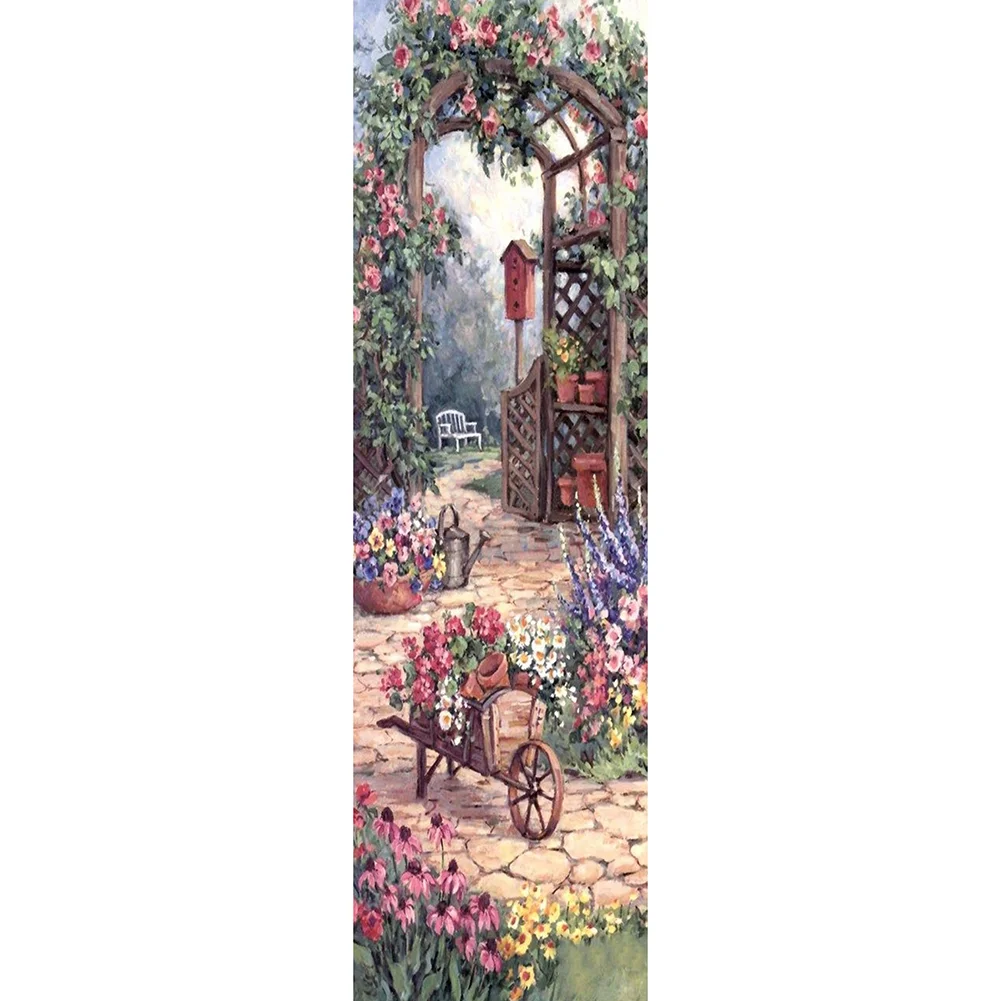 Diamond Painting - Full Round - Garden Cart(30*90cm)