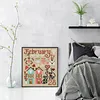 February Animal House Partial 14CT 2 Strands French DMC DIY Counted Cross Stitch Kits for Beginners Adults Home Decor Cross Stitch Patterns Arts Craft Kits 19x22cm