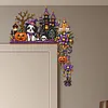 2pcs DIY Diamond Painting Halloween Door Corner Frame Wood Decor(Halloween Dog)