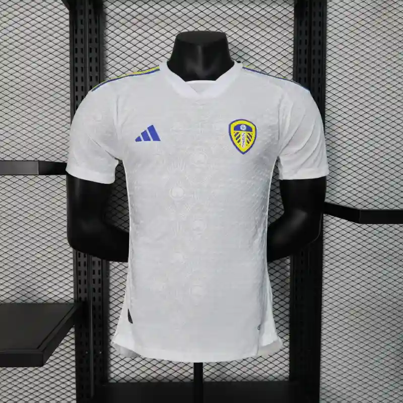23/24 Player Version Leeds United Soccer Jersey Home